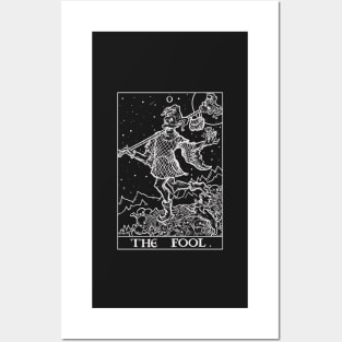 The Fool Tarot Card - Gothic Court Jester Posters and Art